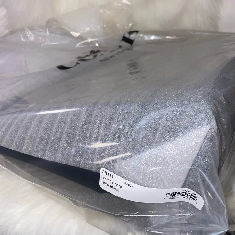 Coach 🖤 leather Tote bag New - Picture 12 of 13